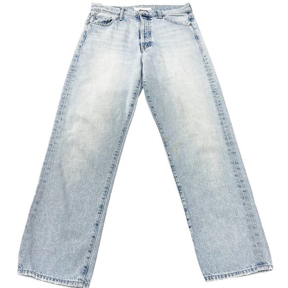 Mother Superior The Huffy Flood Mercy Button Fly Ripped Denim Jeans Size 28 - Picture 2 of 11